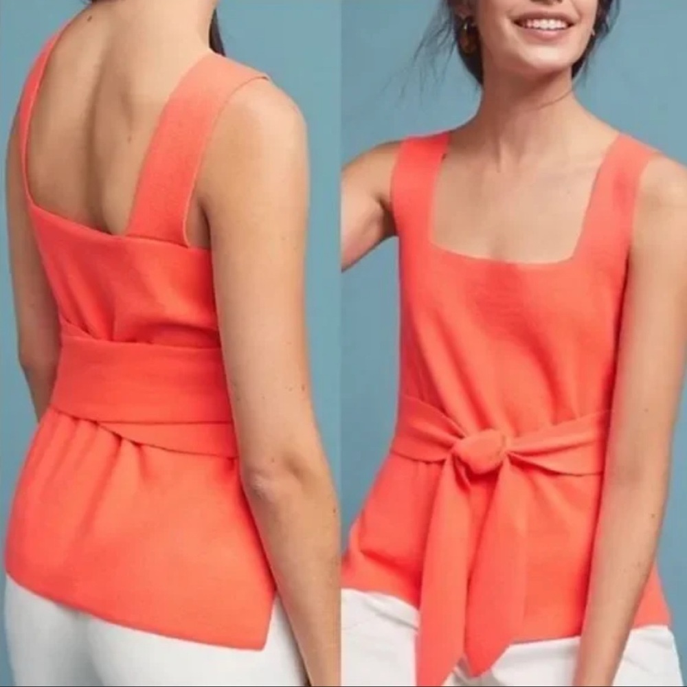 Anthropologie Harlow Sweater Tank with Sash - Picture 1 of 6